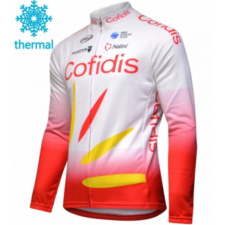 Maillot Cyclisme 2019 Cofidis Pro Team Hiver Thermal Fleece N001